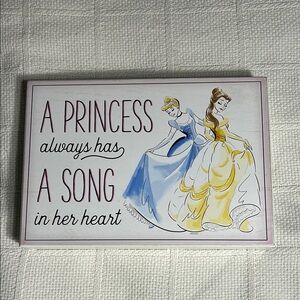 Disney Princess Wall Decor 10” x 7” x 1-1/2”